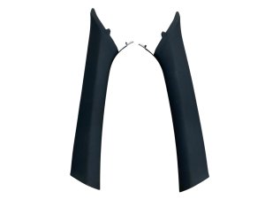 2019-2023 Porsche Cayenne Blue Interior A-Pillar Trim Cover Panel Set - Front (Used OEM)