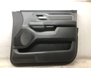 2019-2024 Ram 1500 Black Door Interior Trim Panel - Front, Right (Passenger) (Used OEM)