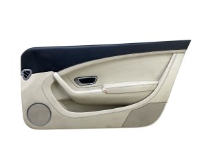 2014-2018 Bentley Flying Spur Black Door Interior Trim Panel - Front, Right (Passenger) (Used OEM)