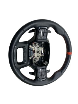 2021-2024 Ford F-150 Heated Steering Wheel with Paddle Shifters and Suspension/Exhaust Switches (Used OEM)