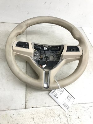2014-2023 Maserati Quattroporte Tan 3-Spoke Steering Wheel (Used OEM)