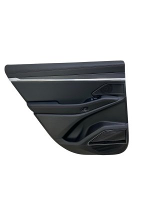 2022-2025 Jeep Wagoneer Black Door Interior Trim Panel - Rear, Left (Driver) (Used OEM)