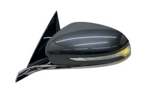 2022-2023 Genesis G70 Gray Manual Folding Door/Side View Mirror - Left (Driver) (Used OEM)