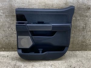 2022-2025 Ford F-150 Lightning Black Door Interior Trim Panel - Rear, Right (Passenger) (Used OEM)
