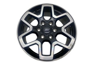 2021-2025 Ford Bronco 18-Inch 6 Double Spoke Machined Black Alloy Wheel (Used OEM)