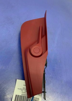 2017-2020 Maserati Levante Red Seat Adjust Handle Lever Trim Panel - Rear (Used OEM)