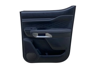 2024-2025 Ford Ranger Ebony (Black) Door Interior Trim Panel - Rear, Right (Passenger) (Used OEM)