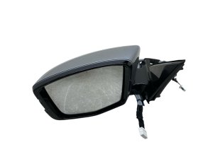 2022-2025 Acura MDX Silver Power Folding Door/Side View Mirror with Chrome Molding - Left (Driver) (Used OEM)