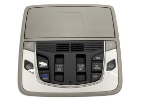 2022-2026 Acura MDX Gray Overhead Console with Sunroof Switch and Dome Light - Front (Used OEM)