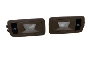 2015-2025 Porsche Macan Brown Overhead Dome and Reading Light Assembly - Rear (Used OEM)