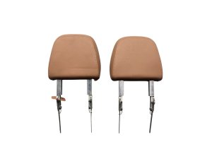 2020-2024 Audi Q7 Brown Seat Headrest Set - Front, Right (Passenger) (Used OEM)