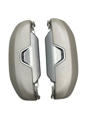 2024-2025 Lincoln Nautilus Brown Seat Headrest Guide Bezel Trim Cover Set - Front, Left (Driver) (Used OEM)