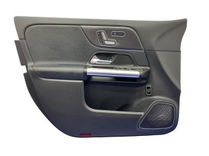2021-2025 Mercedes-Benz GLA250 Black Door Interior Trim Panel with Handle and Switches - Front, Left (Driver) (Used OEM)
