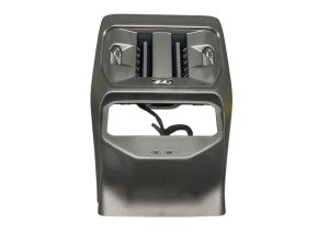 2025-2026 BMW X3 Black Center Console Trim Cover Panel with Air Vent and USB Port - Rear (Used OEM)