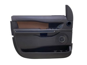 2022-2024 Ford Expedition Java (Brown) King Ranch Door Interior Trim Panel - Front, Left (Driver) (Used OEM)