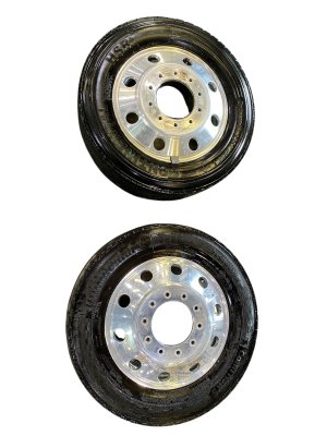 2005-2025 Ford F-550 Super Duty Chrome 19.5x6 Aluminum Dually Wheel (Used OEM)