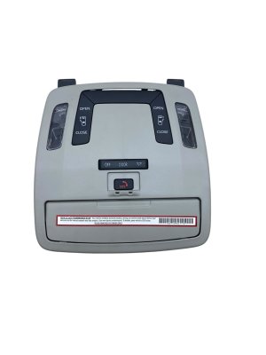 2021-2024 Toyota Sienna Gray Overhead Console with Dome Light and Sunroof Switch - Front (Used OEM)