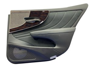 2018-2020 Lexus LS500 Black Door Interior Trim Panel with Mark Levinson Audio - Rear, Right (Passenger) (Used OEM)