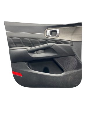 2024-2025 Kia Sorento Black Leatherette Interior Door Trim Panel - Front, Left (Driver) (Used OEM)