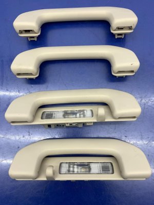 2013-2016 Mercedes-Benz GL550 White Front and Rear Interior Grab Bar Handle Set (Used OEM)