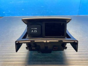2010-2016 Mercedes-Benz E500 Black Center Console Ash Tray with 12V Power Port - Rear (Used OEM)