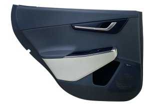 2022-2024 Kia EV6 Charcoal (Black) Door Interior Trim Panel with Premium Audio - Rear, Left (Driver) (Used OEM)