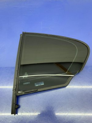 2011-2016 BMW 528i Door Quarter Glass - Rear, Left (Driver) (Used OEM)