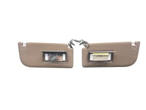2021-2025 Ford F-150 Java (Brown) Sun Visor with Homelink and Illuminated Vanity Mirror - Right (Passenger) (Used OEM)