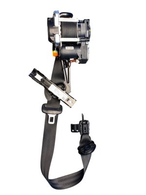 2021-2024 Audi Q7 Black Seat Belt Assembly with Pretensioner - Front (Used OEM)