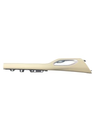 2024-2025 Lincoln Nautilus Tan Floor Center Console Upper Trim Panel - Front, Right (Passenger) (Used OEM)