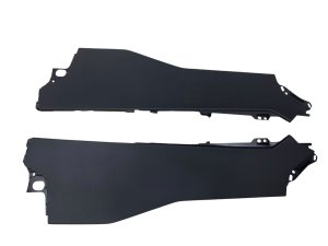  Mazda Mazda3 Black Center Console Lower Trim Panel Pair - Front (Used OEM)