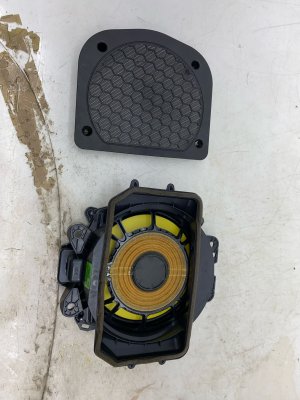 2019-2025 BMW X7 Black Bowers & Wilkins Subwoofer with Screen Cover (Used OEM)