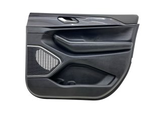 2021-2024 Jeep Grand Cherokee L Black Door Interior Trim Panel - Front, Right (Passenger) (Used OEM)