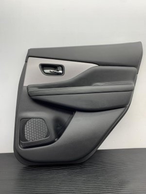 2020-2024 Nissan Murano Black Door Interior Trim Panel - Rear, Right (Passenger) (Used OEM)