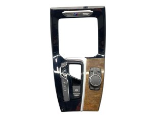 2018-2021 BMW X3 Center Console Trim Cover Panel with Media Navigation Knob Switch - Front (Used OEM)