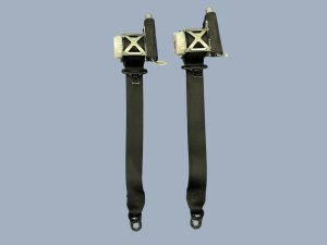 2010-2016 Porsche Panamera Seat Belt Assembly Pair - Rear, Right (Passenger) (Used OEM)
