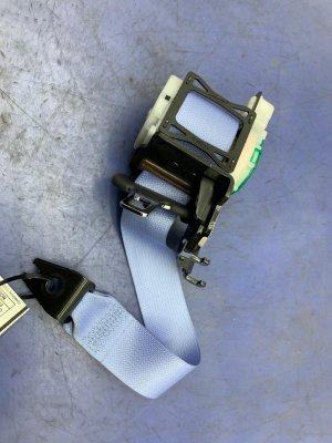 2019-2022 Hyundai Veloster Blue Seat Belt Assembly - Rear, Left (Driver) (Used OEM)