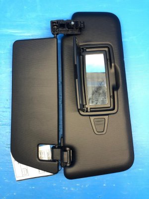 2017-2023 Mercedes-Benz E500 Black Primary and Secondary Sun Visor Set - Front, Right (Passenger) (Used OEM)