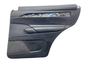  Tesla Model x Black Door Interior Trim Panel - Rear, Right (Passenger) (Used OEM)