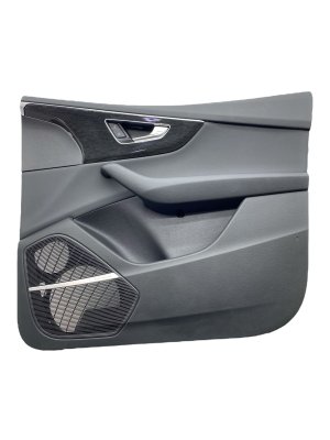 2019-2022 Audi Q8 Black Door Interior Trim Panel - Front, Right (Passenger) (Used OEM)