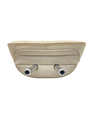 2022-2024 Lucid Air Brown Rear Seat Headrest with Brown Stitching (Used OEM)