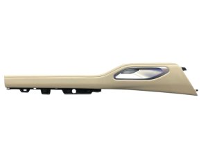 2024-2025 Lincoln Nautilus Brown Floor Center Console Upper Trim Panel - Front, Left (Driver) (Used OEM)