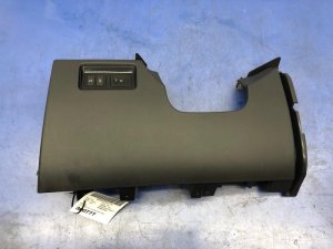 2017-2020 Jaguar F-Pace Ebony (Black) Lower Dash Trim Panel with Dimmer Control Switch - Front, Left (Driver) (Used OEM)
