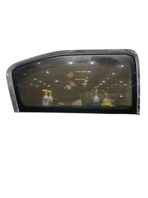 2022-2024 Jeep Wagoneer Bronze Quarter Glass with Stainless Steel Molding - Rear, Left (Driver) (Used OEM)