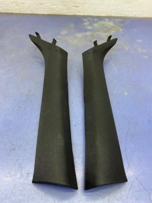 2015-2020 BMW M4 Black A-Pillar Trim Panel Set - Front, Left (Driver) (Used OEM)