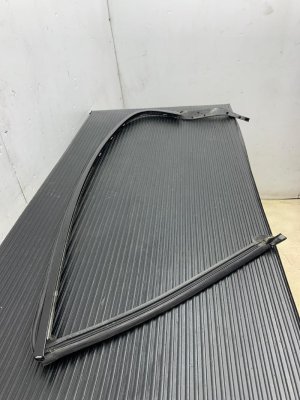 2011-2016 BMW 528i Black Door Window Molding Trim - Rear, Left (Driver) (Used OEM)