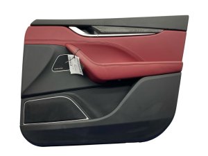 2017-2024 Maserati Levante Red Door Interior Trim Panel - Front, Right (Passenger) (Used OEM)