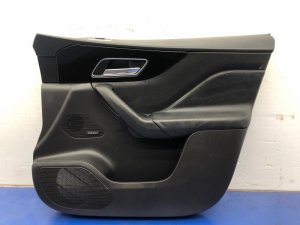2017-2020 Jaguar F-Pace Ebony (Black) Door Interior Trim Panel Assembly - Front, Right (Passenger) (Used OEM)