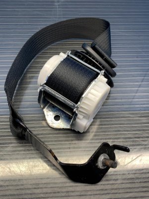 2018-2023 Lincoln Navigator Black 3rd Row Seat Belt Assembly - Rear, Right (Passenger) (Used OEM)