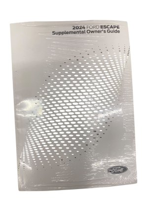 2023-2024 Ford Escape Supplemental Owner's Guide (Used OEM)